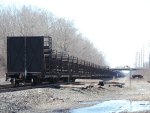 Rail train on end of M561